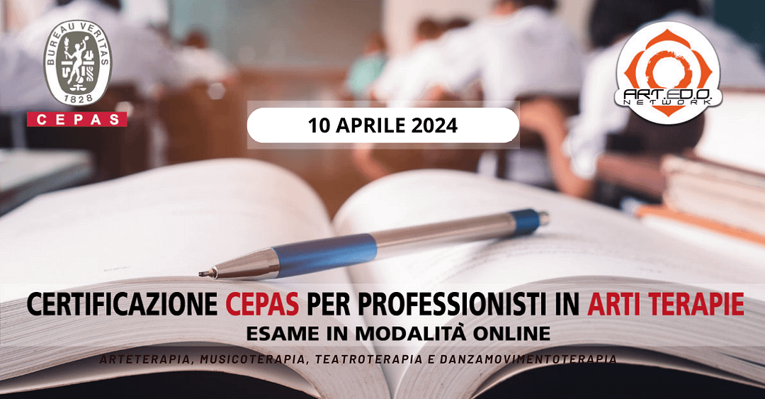 Esame di Certificazione dei Professionisti delle Arti Terapie